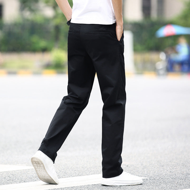 Spring And Autumn Loose Men's Pants Straight Suit Pants All-match Pants