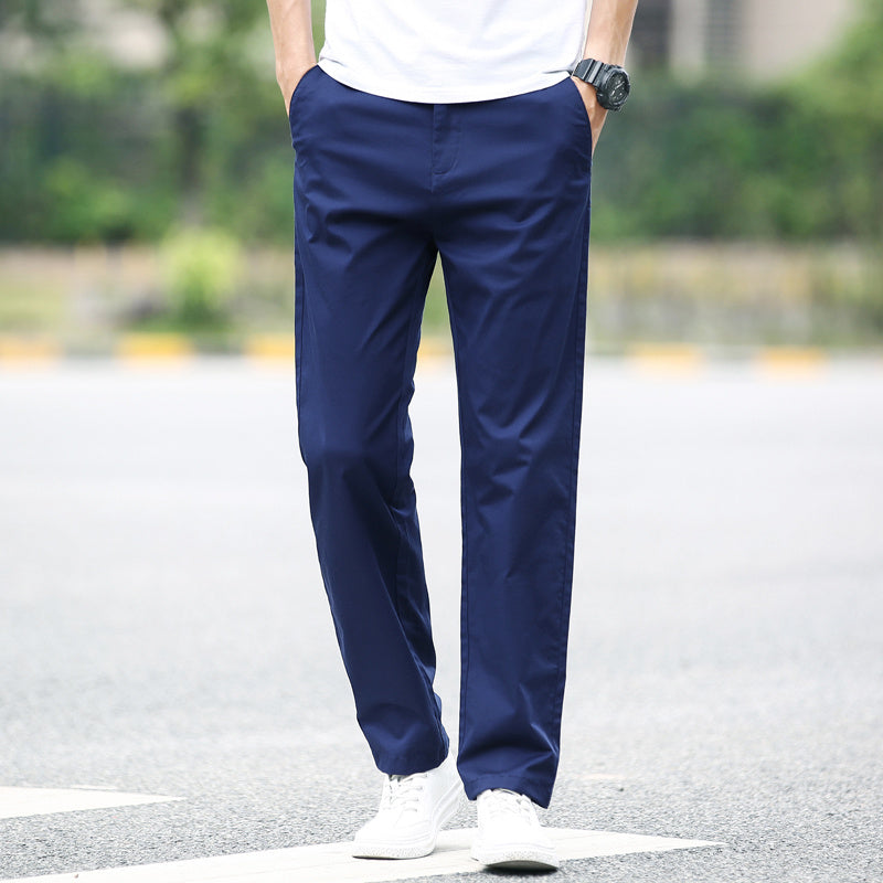 Spring And Autumn Loose Men's Pants Straight Suit Pants All-match Pants