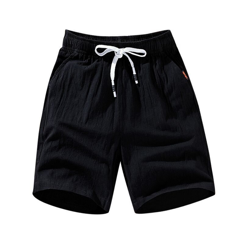 Leisure Loose Cotton And Linen Shorts Men's Shorts